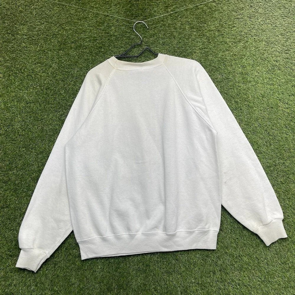 Vintage Dallas Cowboys Sweatshirt Mens Large Football White NFL Looney Tunes 90s